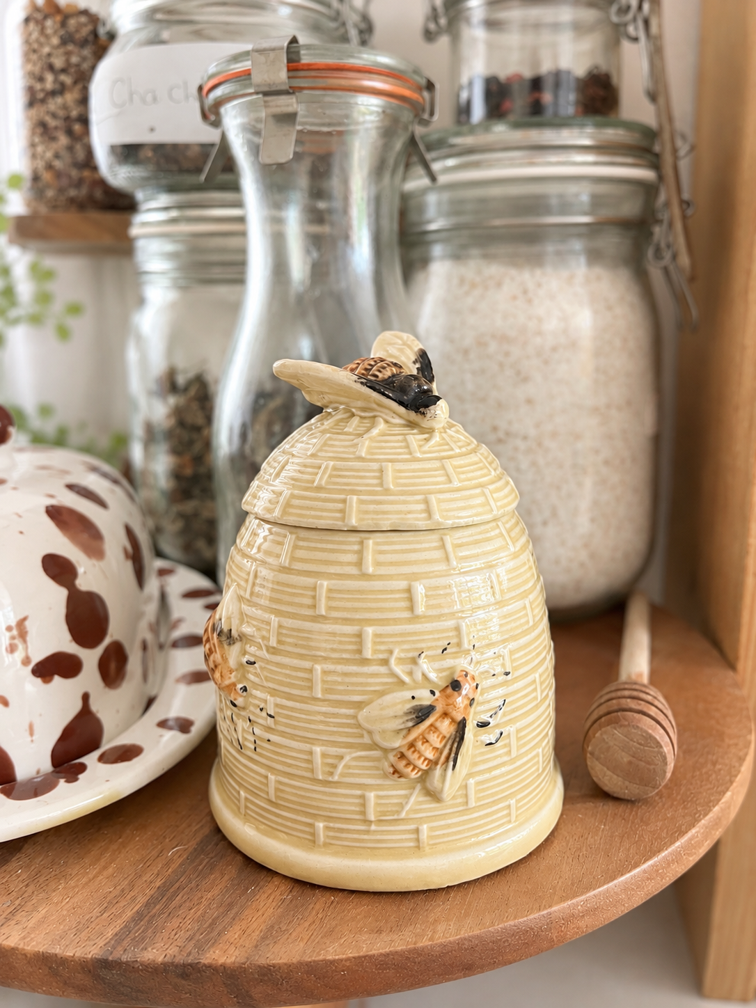 Vintage honingpot