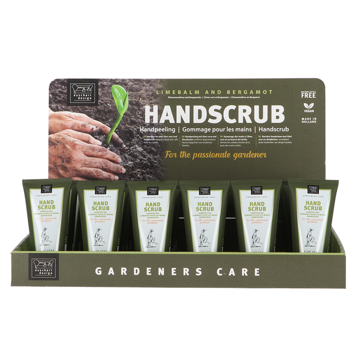 Hand scrub, for the passionate gardener