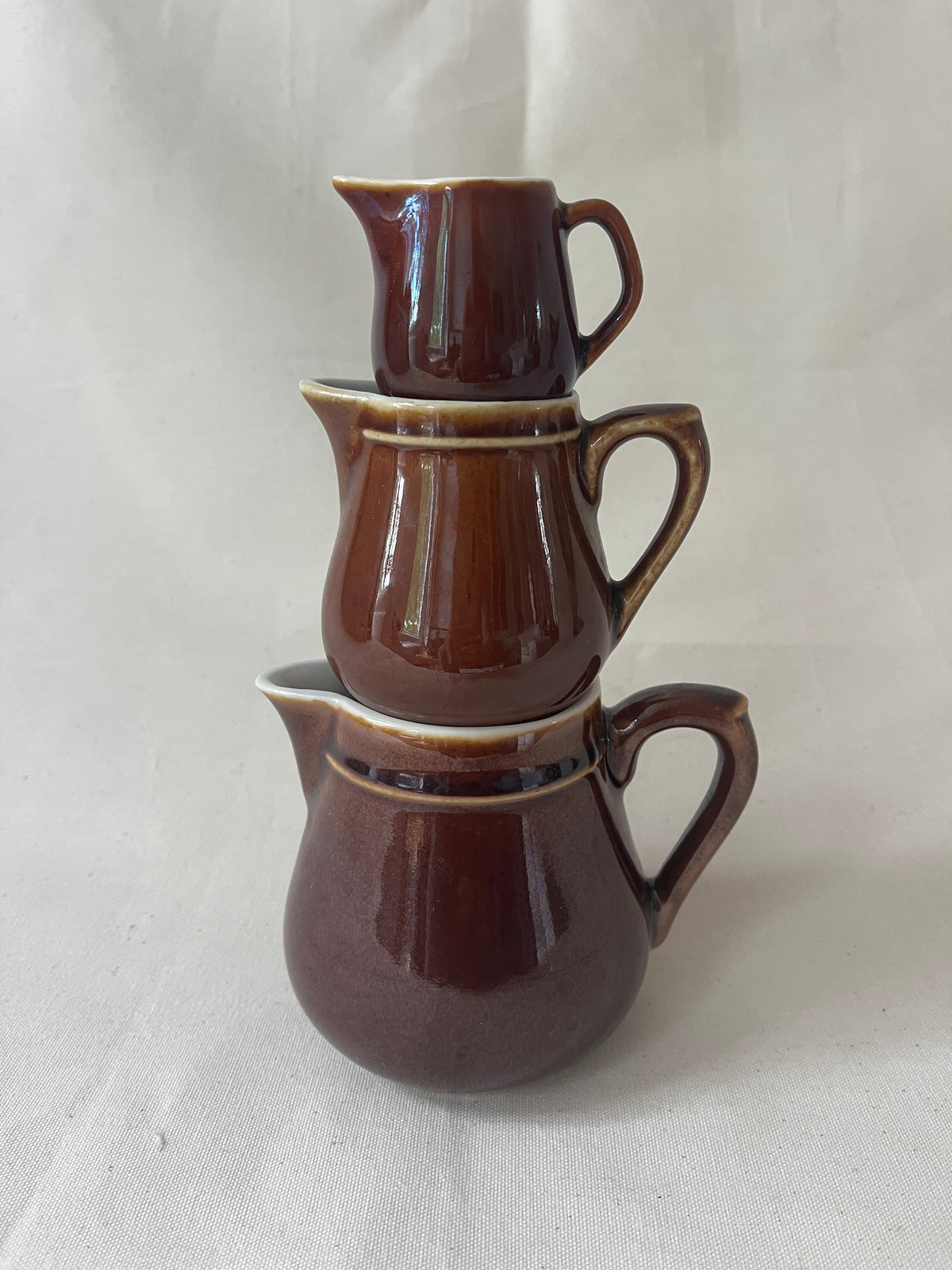 Vintage Franse bistro kannetjes