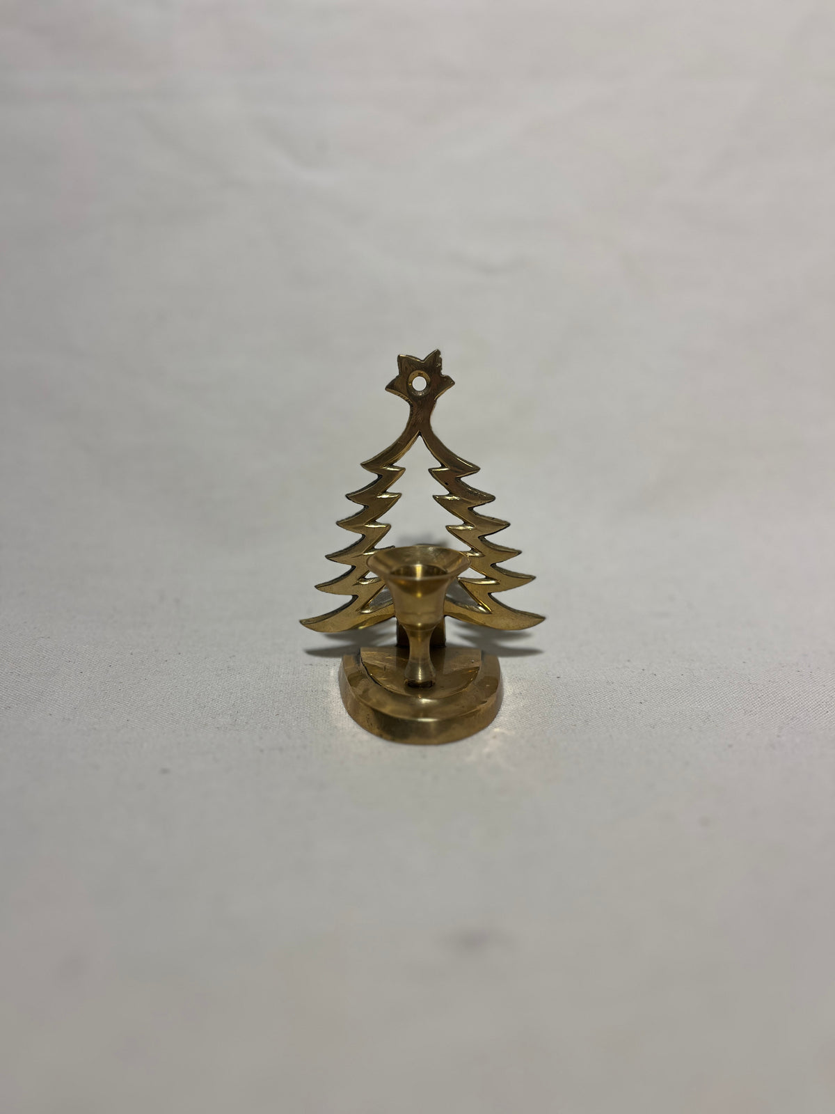 Kerstboom kandelaar brons