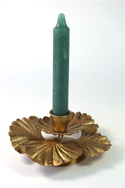 Ginkgo candle holder
