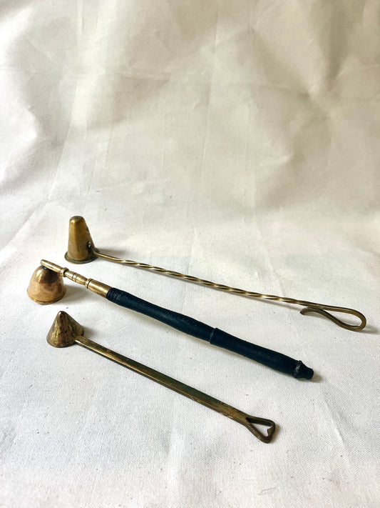 Vintage messing kaarsendover