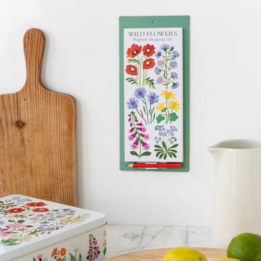 Magnetic shopping list, Wild flower