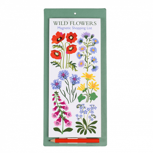 Magnetic shopping list, Wild flower