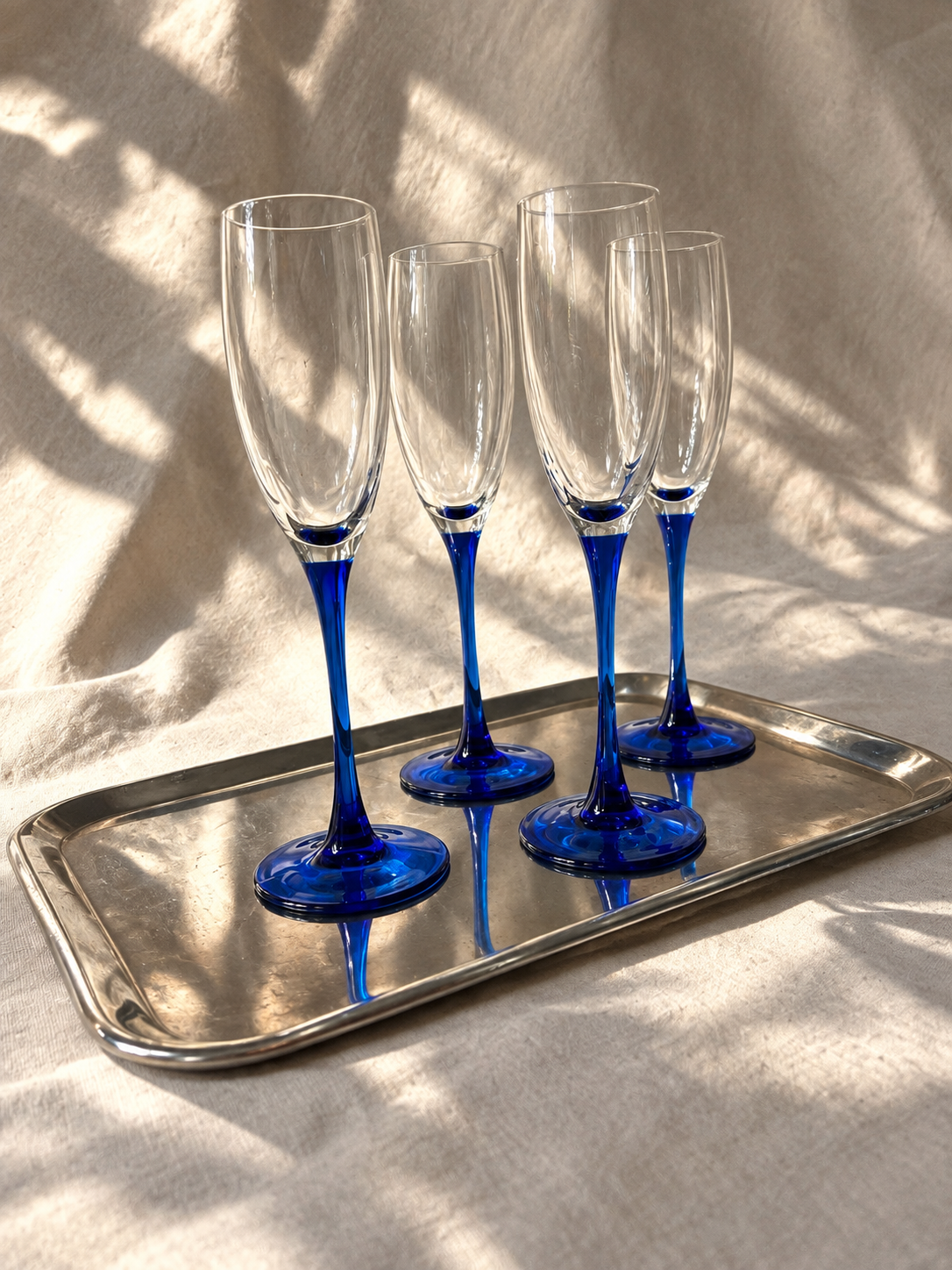 Mid century champagneflûtes