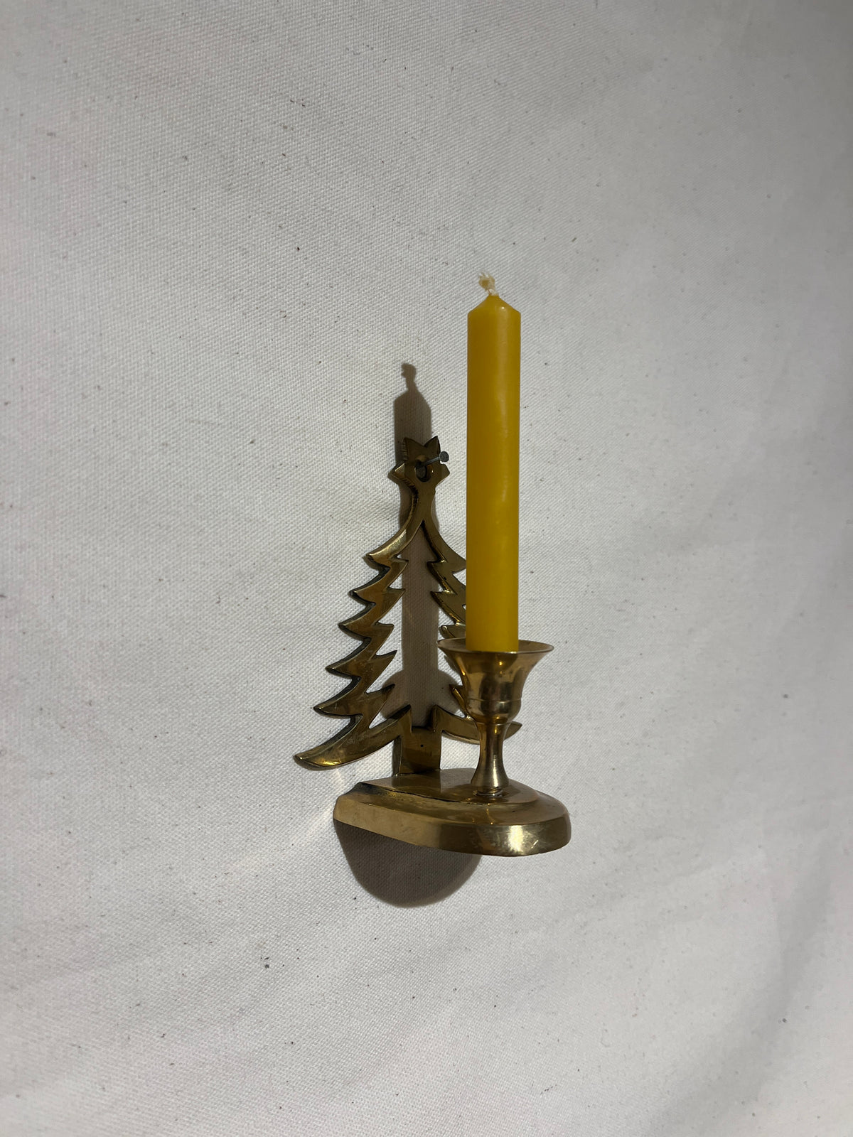 Kerstboom kandelaar brons