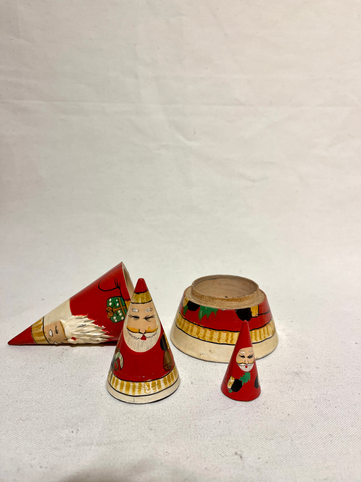 Matrouska kerstmannen hout