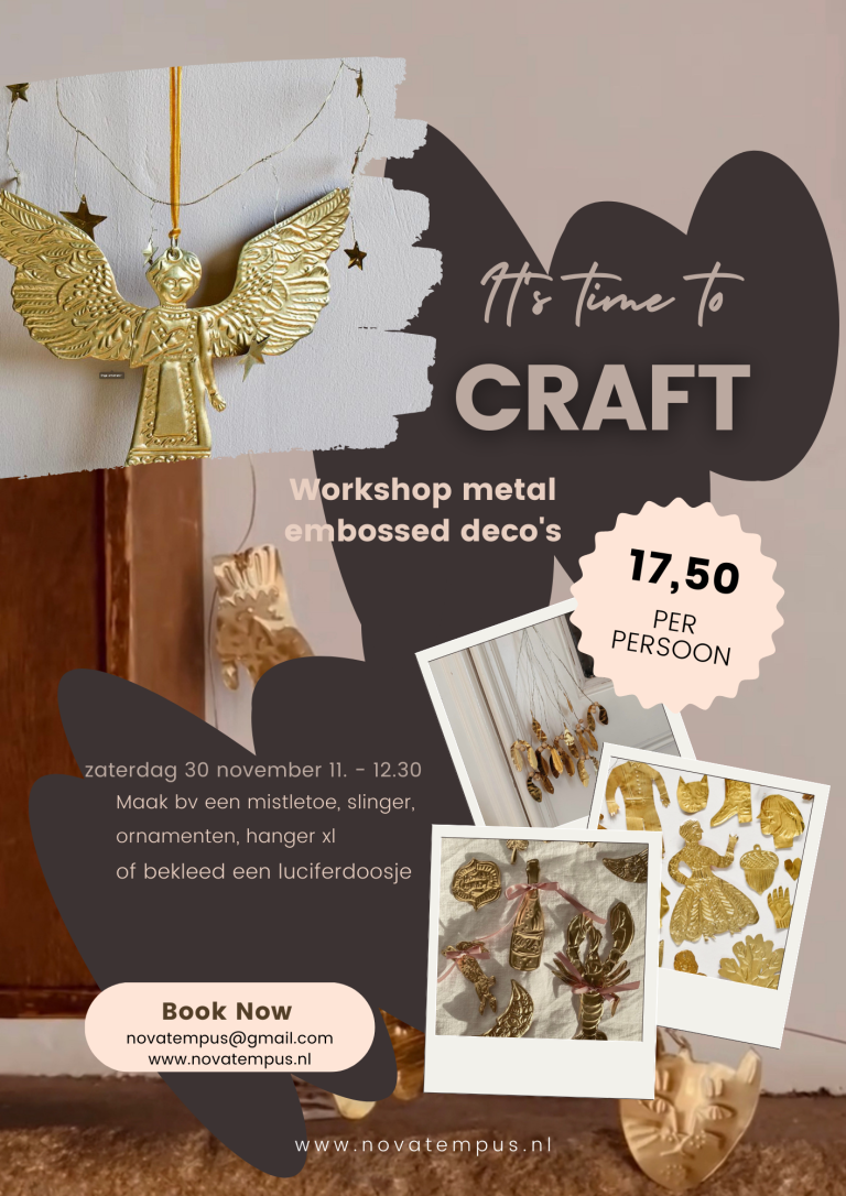 SOLD OUT WORKSHOP - Metal Embossed Decorations