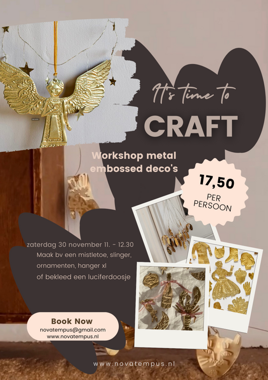 SOLD OUT WORKSHOP - Metal Embossed Decorations