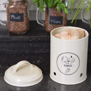 Knoflook voorraadblik