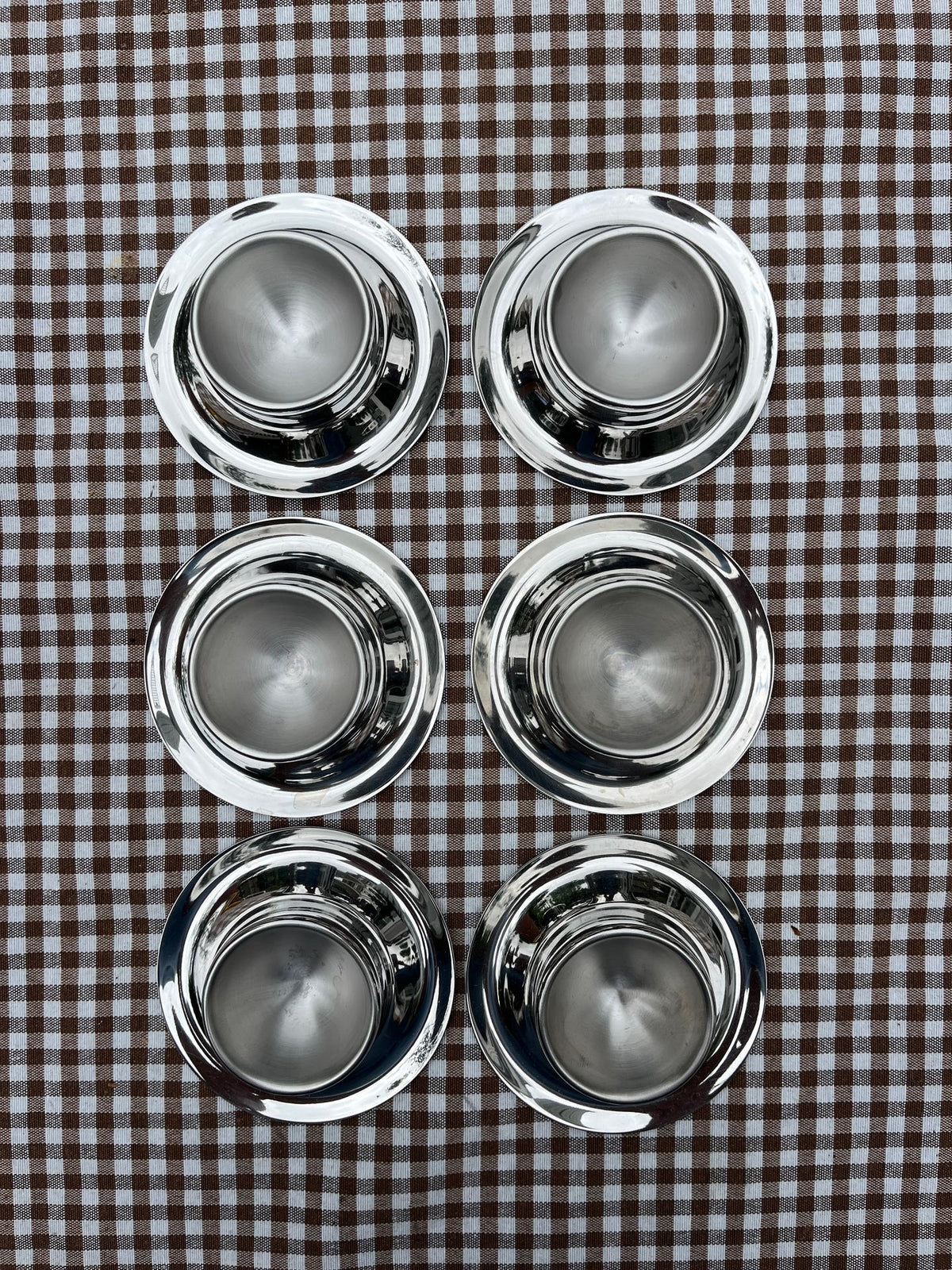 Set 8 vintage eierdopjes
