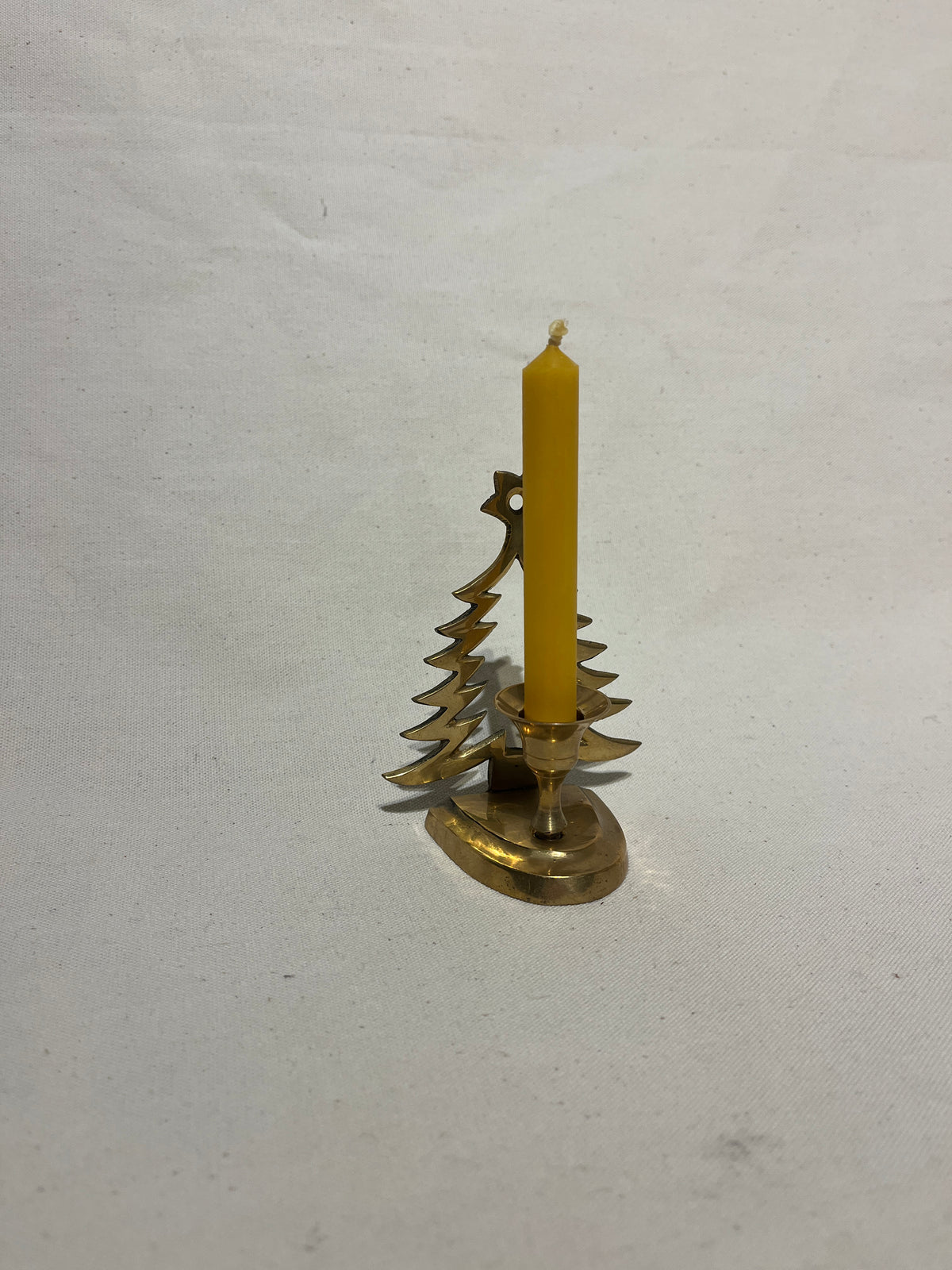 Kerstboom kandelaar brons