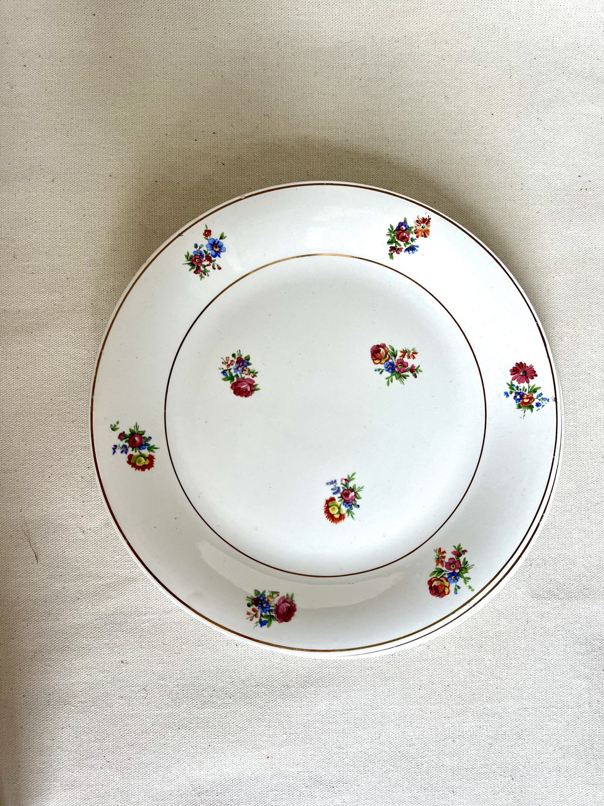 Set of French plates