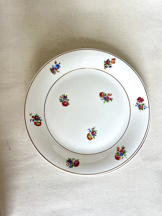 Set of French plates
