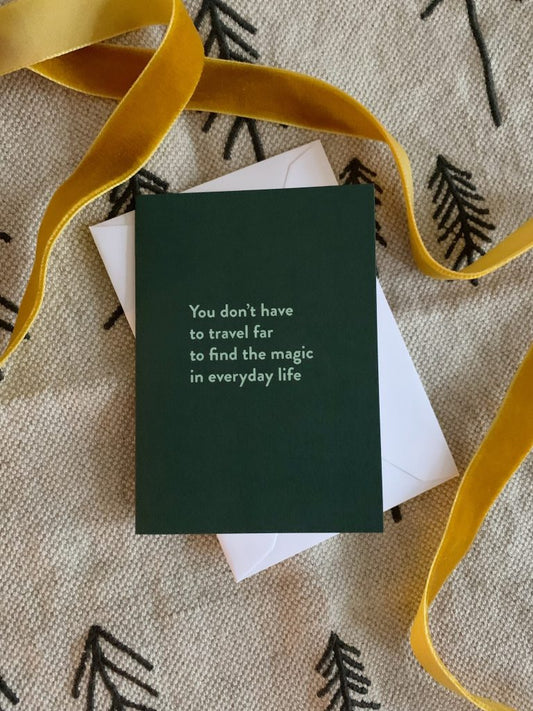 Magic, gevouwen kaart met A7 envelop