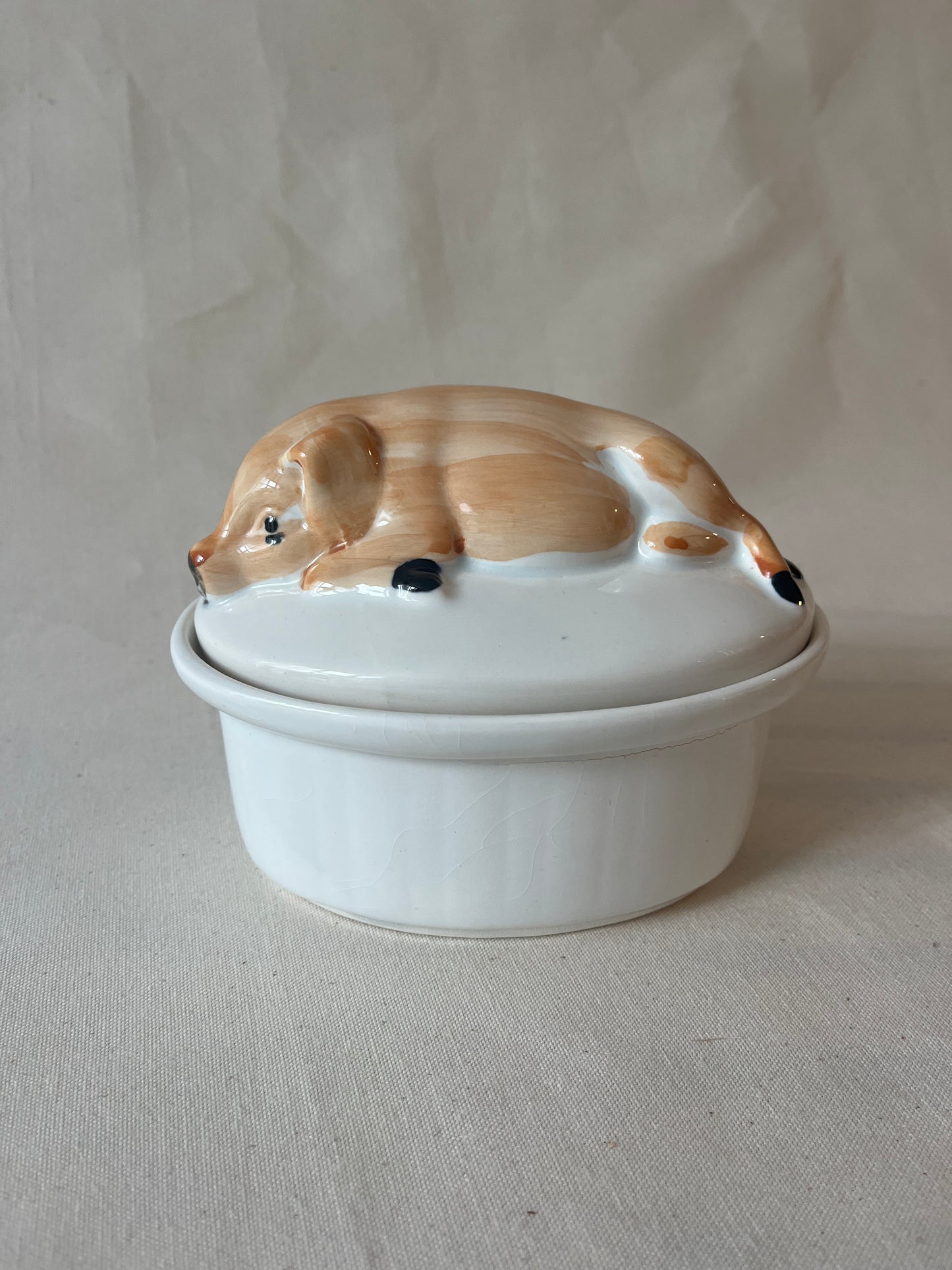 Vintage Franse paté terrine