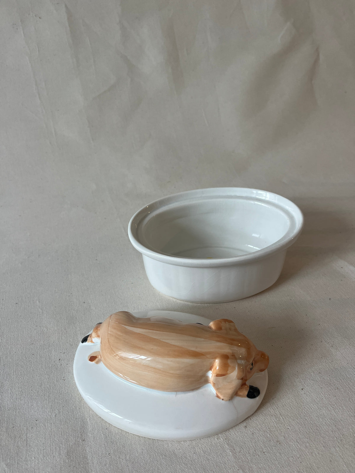 Vintage Franse paté terrine