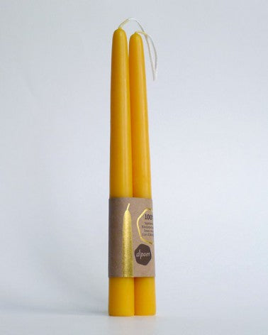 Dinerkaars bijenwas, 30 cm Ø  2.2. Set van twee