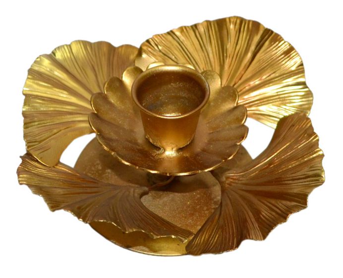 Ginkgo candle holder