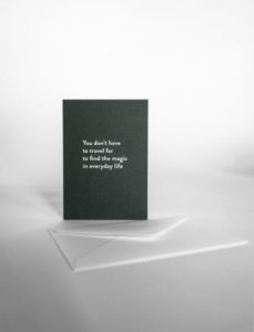 Magic, gevouwen kaart met A7 envelop