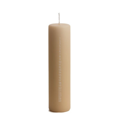 Advent  stompkaars large (Ø 5 x 20 cm)