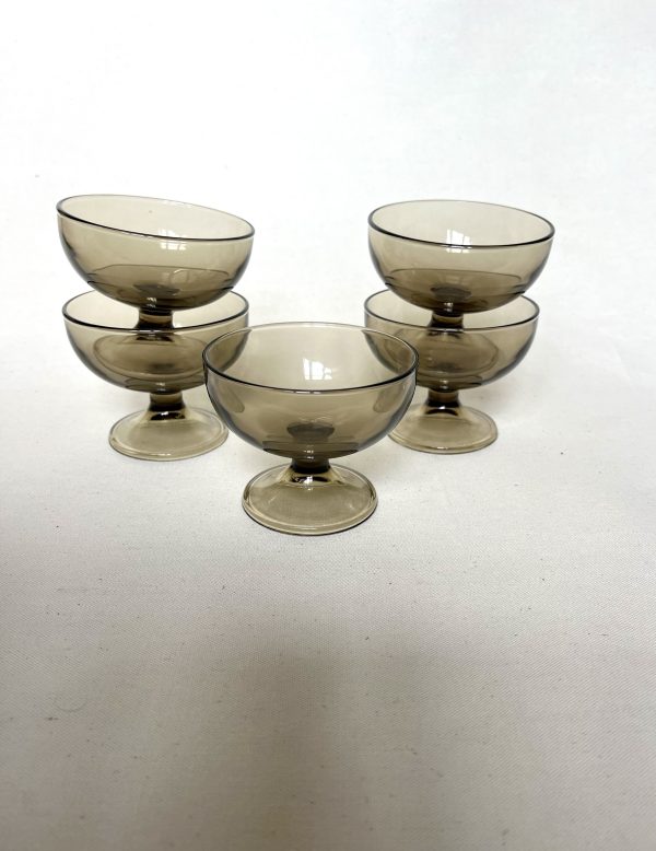 Franse ijscoupe dessert glazen