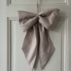 festibe linnen bow kerststrik