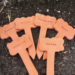 terracotta plantenlabels